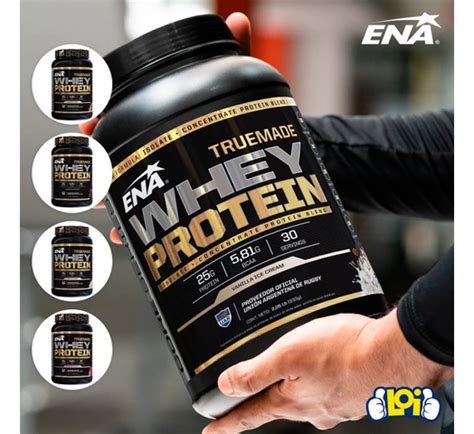 Suplemento ENA Whey Protein True Made Presentación de 930g Chocolate