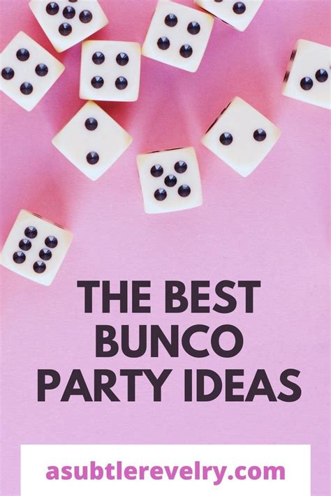 The best bunco party ideas – Artofit