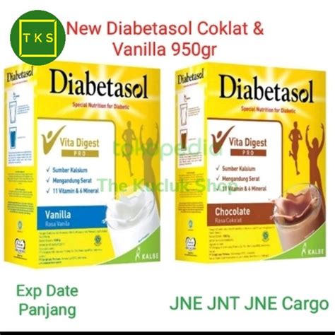 Jual Susu Diabetasol Kg Gr Susu Untuk Diabetes Rasa Coklat Dan