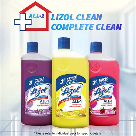 Buy Lizol Disinfectant Surface Floor Cleaner Liquid Citrus L