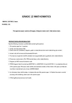 Gr Mathematics P Final Exam Revision Questions And Answers Tpt