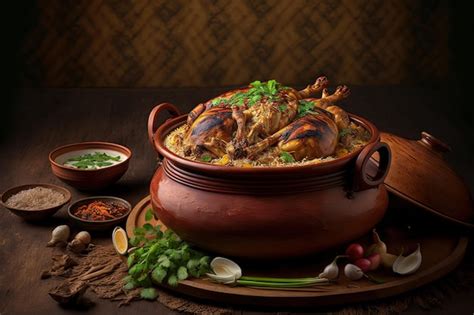 Premium Photo Claypot Chicken Biryani