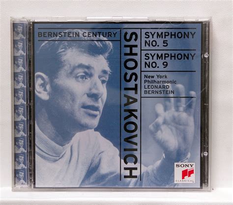 Leonard Bernstein — Shostakovich Symphonies Nos5 And 9 Sony Cd Nm Ebay