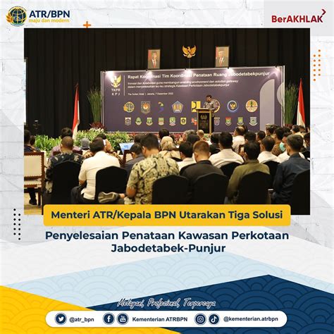 Kementerian Atr Bpn On Twitter Menteri Atr Kepala Bpn Utarakan Tiga