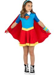 Fato Supergirl DC Super Hero Girls FestasParty