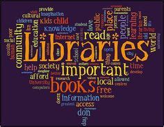 65 Library Word Art and Displays ideas | middle school libraries ...