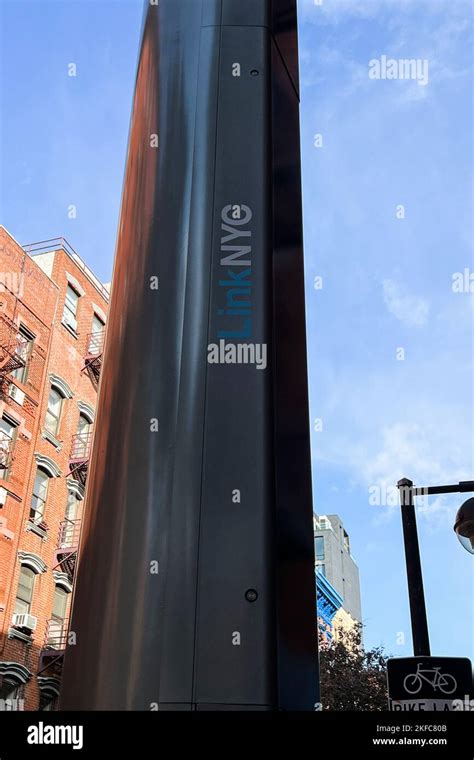 A 5G Wireless Tower Is Seen On Clinton Street On The Lower East Side In