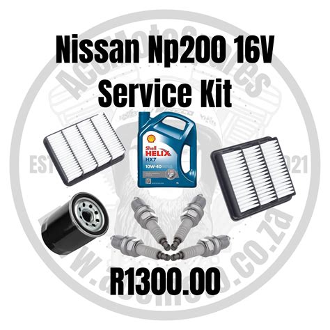 Nissan Np200 16v Service Kit Ace Moto Spares