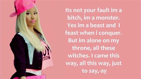 Nicki Minaj Song Lyrics