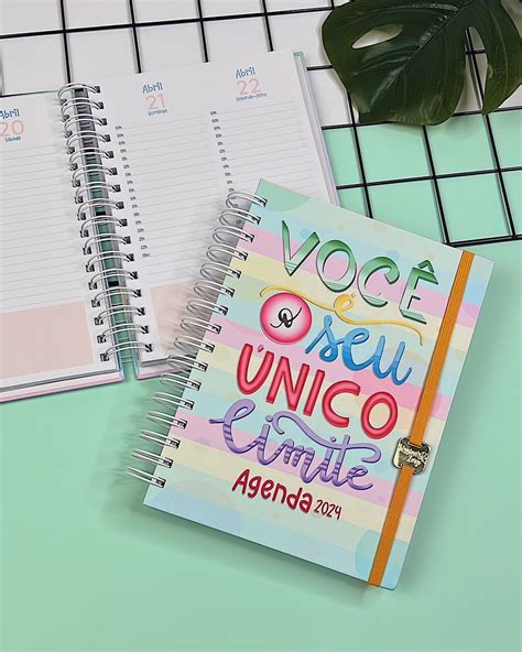 Agenda 2024 1ddp Candy Color I Personalizada Elo7