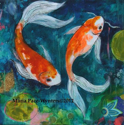 Fish Pond Drawing at PaintingValley.com | Explore collection of Fish ...