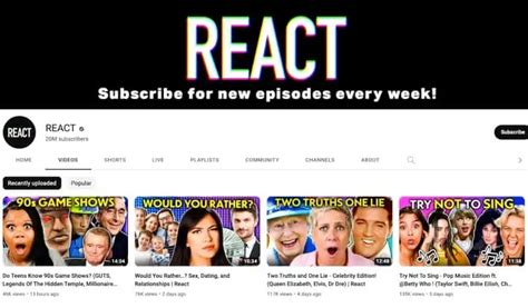 12 Best Reaction Channels On Youtube In 2024