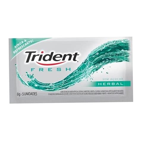 Trident Fresh Herbal 85g Fresh Aromatizantes Goma De Mascar