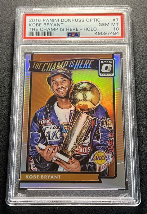 Kobe Bryant Optic The Champ Is Here Price Guide Sports Card