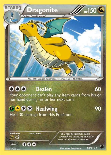 Dragonite bw9 83 Pokémon Card Database PokemonCard