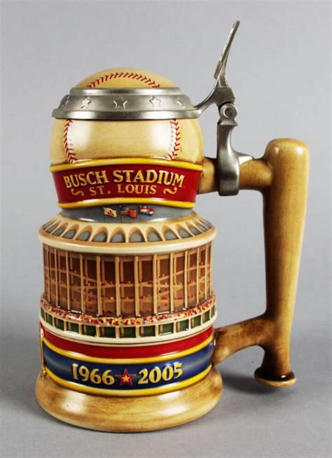 St Louis Cardinals Busch Stadium Beer Stein Memorabilia Expert