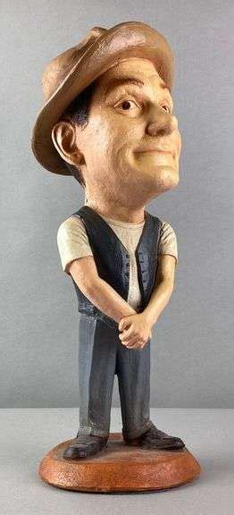 Esco Like The Honeymooners Ed Norton Chalkware Figure - Matthew Bullock ...