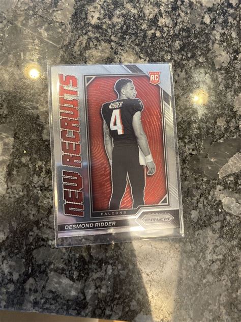 Panini Prizm New Recruits Desmond Ridder Rc Nr Atlanta Falcons