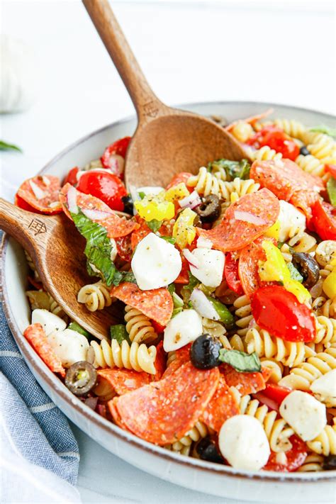 Pizza Pasta Salad Wonkywonderful