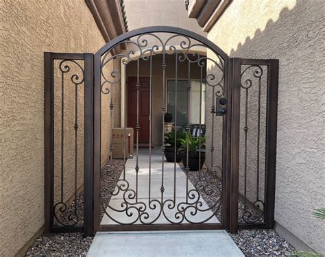 Ornamental Iron Gates Affordable Fence And Gates Tucson AZ Wrought