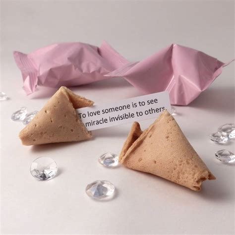 Unusual Wedding Favours Fortune Cookies Pink Wrapper By Bunting