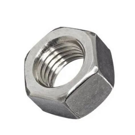 Hexagonal Stainless Steel Hex Nut Thickness Mm Size Inch At Rs