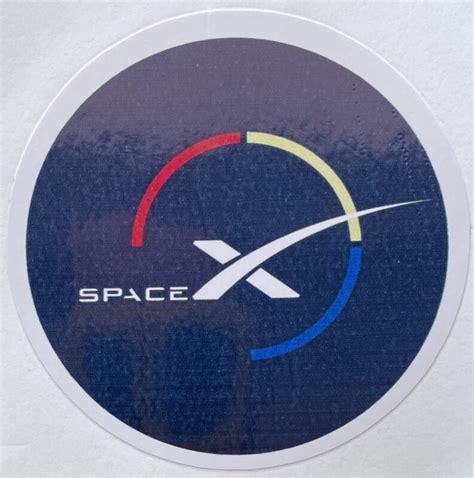 Spacex Logo Sticker - Decal Patch - Co