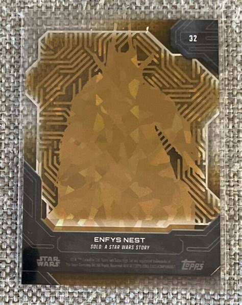 2024 Topps Star Wars High Tek ENFYS NEST 25 Gold Diffractor SP EBay