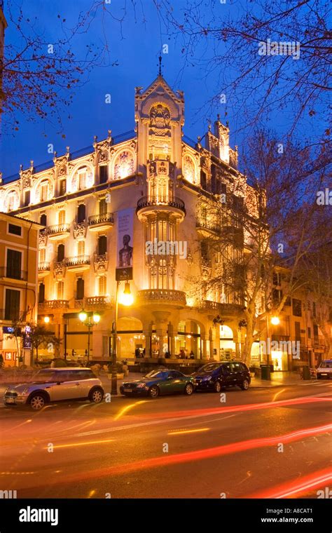 Mallorca Palma De Mallorca Placa Weyler Art Nouveau Building By Lluis