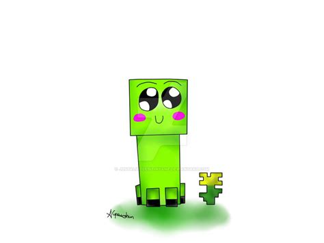 Minecraft Cute Creeper Comic