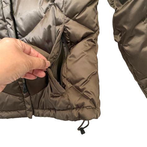 The North Face Puffer Jacket Metallic Bronze Goos Gem