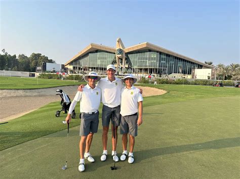 Proteas Shine In 2023 Eisenhower Trophy In Abu Dhabi Golf Rsa