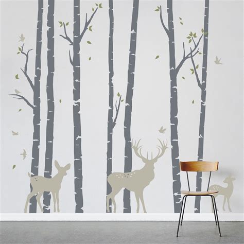 2025 Latest Birch Tree Wall Art