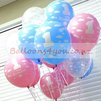 10 1st Birthday Balloons - Party Decorations | Party Balloons | Balloons4you New Zealand