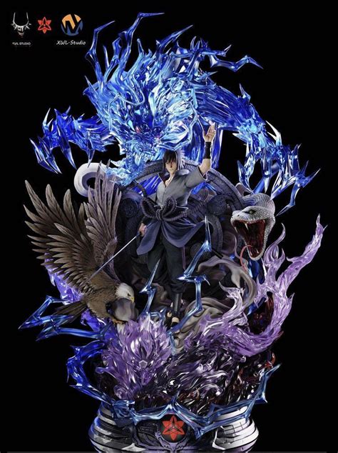 【PO】Uchiha Sasuke Kirin Susanoo & Kuchiyose Statue Figure Evil Studio ...