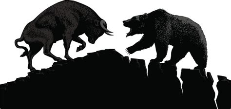 Bull Vs Bear Stock Illustration - Download Image Now - iStock