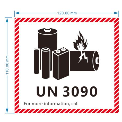 Printable Un3481 Label