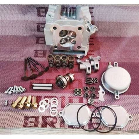 PITSBIKE MIO 4V 4 Valve HEAD Mio Sporty Soulty Fino 115 Mio115 Bighead ...