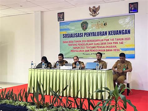 Sosialisasi Penyaluran Keuangan Dana Desa Tahun 2024 BKAD Kab PPU