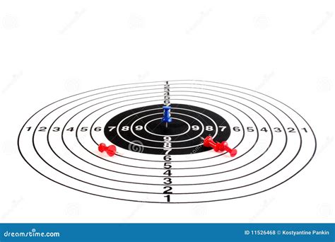 Target With Pins Stock Photo Image Of Arrow Aiming 11526468