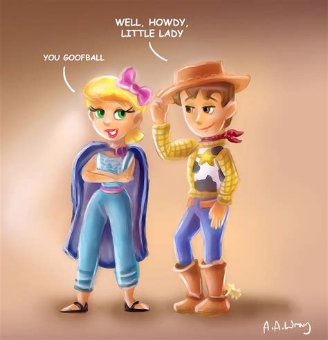 Amy And Podge Dressed Up As Bo And Woody By Loveless Nights On Deviantart