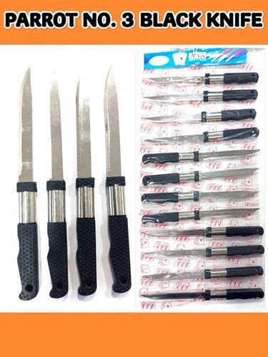 Aaa Stainless Steel And Plastic Perrot No Black Kichen Knife For