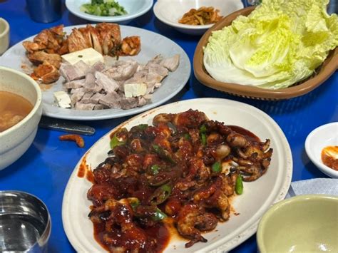 부산 중앙동 로컬 술집 쭈꾸미구이 보쌈 맛집 뚱보집 네이버 블로그