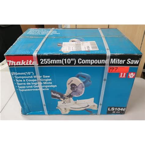 Makita 255mm 10 Compound Miter Saw Ls1040 New In Box Oahu Auctions