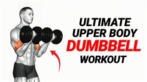 Upper Body Dumbbell Workout Build Biceps Triceps Chest Shoulders