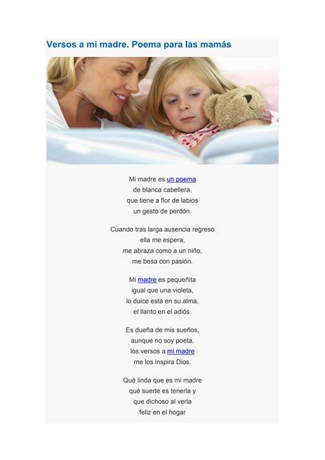 Hermoso Verso A Mi Madre By Joselin Daquilema Issuu