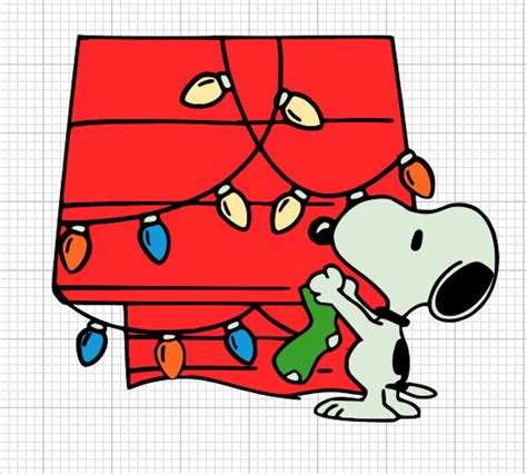 Snoopy Svg Snoopy Svg Christmas Snoopy Svg Files Snoopy Cut File