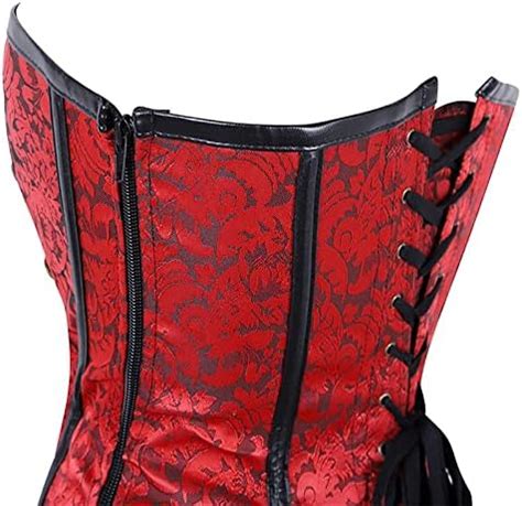 Korsett Damen Steampunk Vollbrust Corsagen Damen Sexy Vintage Kurzarm