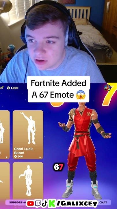 Fortnite Added A 67 Emote 😱 Youtube
