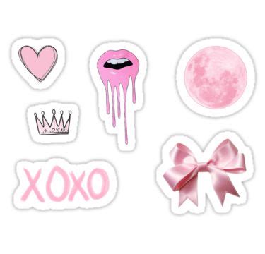 Pink Aesthetic Package Sticker For Sale By Amandabrynn Pink